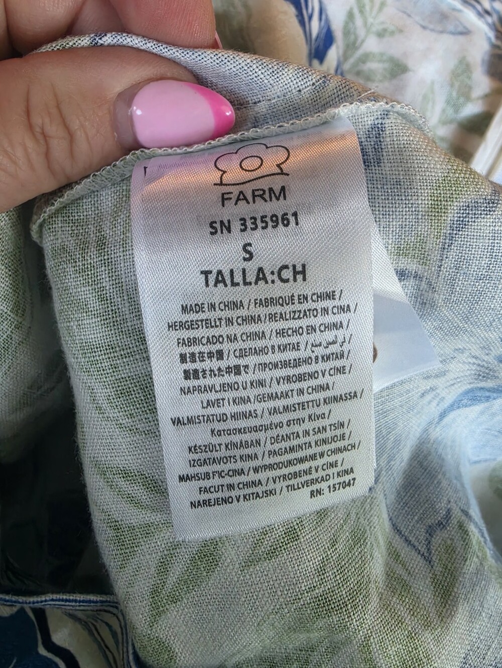NWT FARM Rio Tropicance Off White Mini Dress - Picture 9 of 10